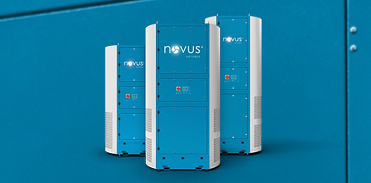 NOVUS Airtower for dust extraction